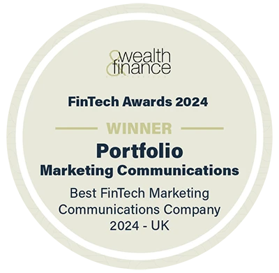Portfolio Marketing Communications_W&F Fintech Awards 2024- Winners Badge